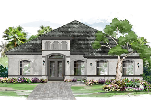 Aruba Courtyard elevation